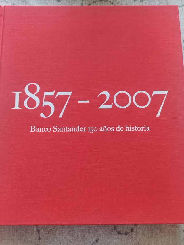 Libro Banco Santander 150 años.Nuevo