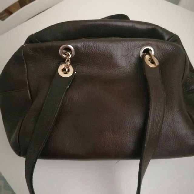 Bolso piel años 70