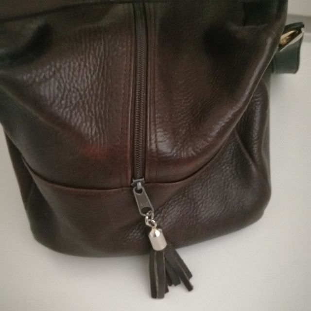 Bolso piel años 70
