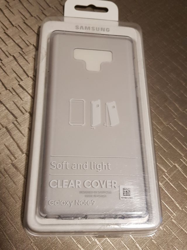 Funda clear cover Samsung Galaxy note 9 NUEVA