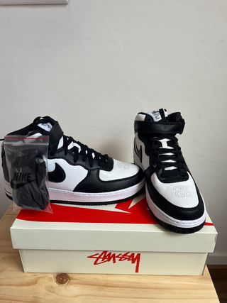 nike x stüssy air force 1 07 mid herrenschuh
