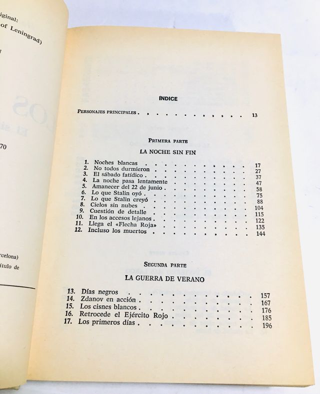 LOS 900 DÍAS. EL SITIO DE LENINGRADO - 1ª ED. 1970