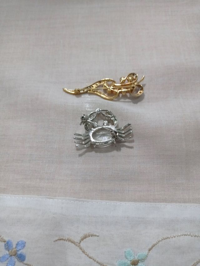 Lote broches (2) preciosos