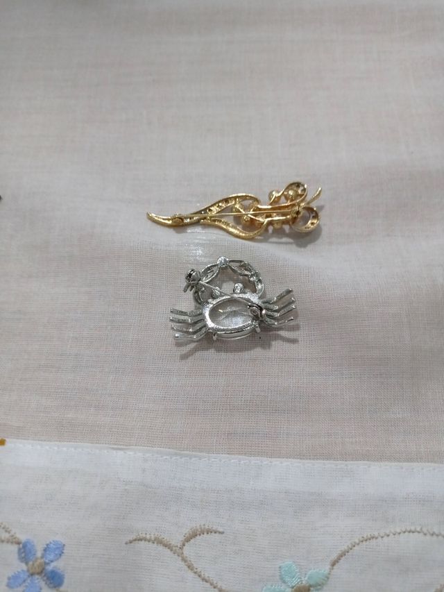 Lote broches (2) preciosos