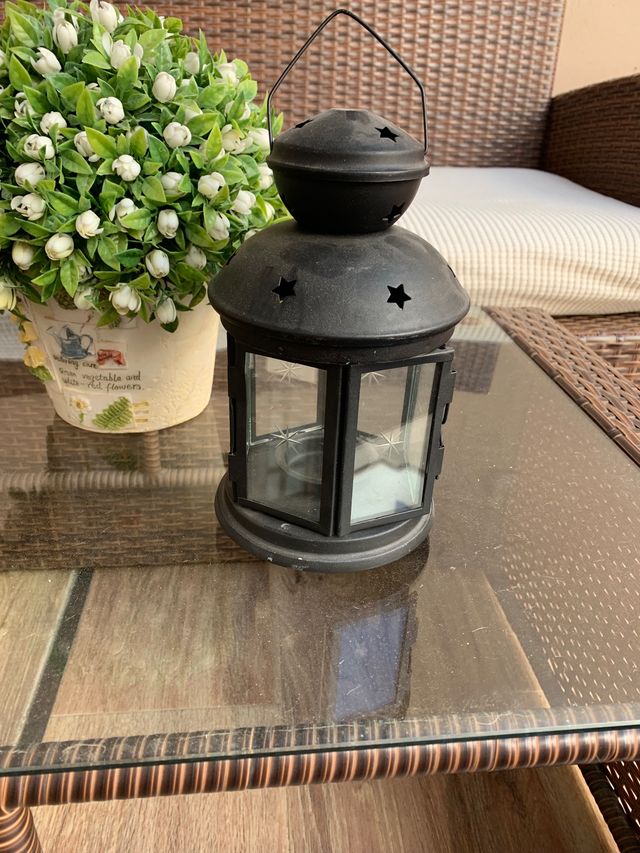 Farol vela decoración 