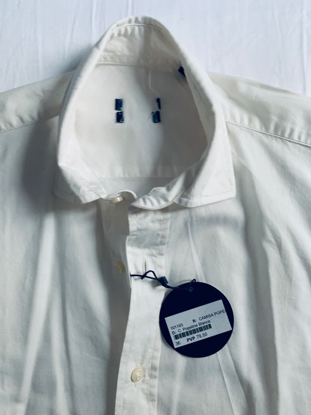 CAMISA ALGODÓN BLANCA (NUEVA)