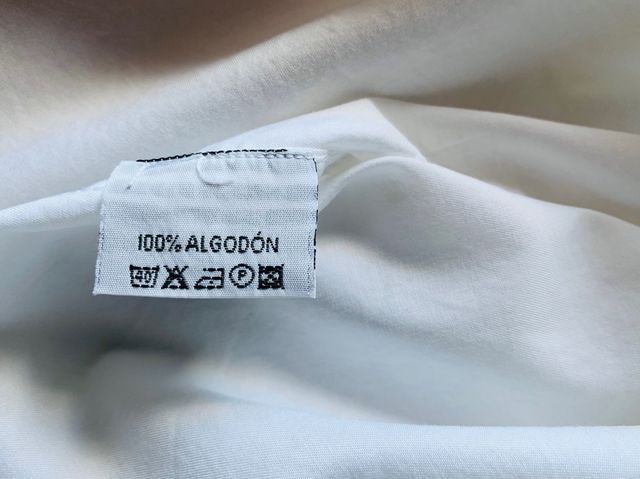 CAMISA ALGODÓN BLANCA (NUEVA)