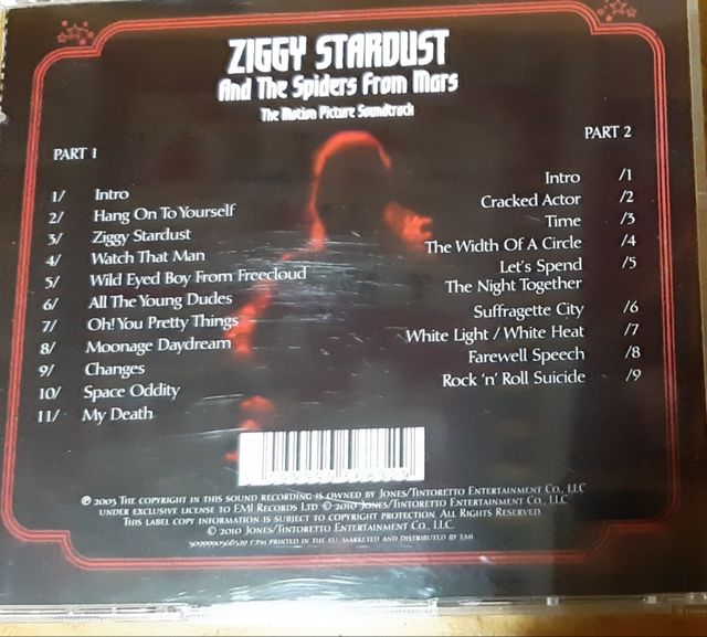 Doble CD, BSO Ziggy Stardust.