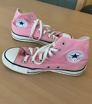 Converse altas rosas de segunda mano por 40 EUR en Reus en WALLAPOP