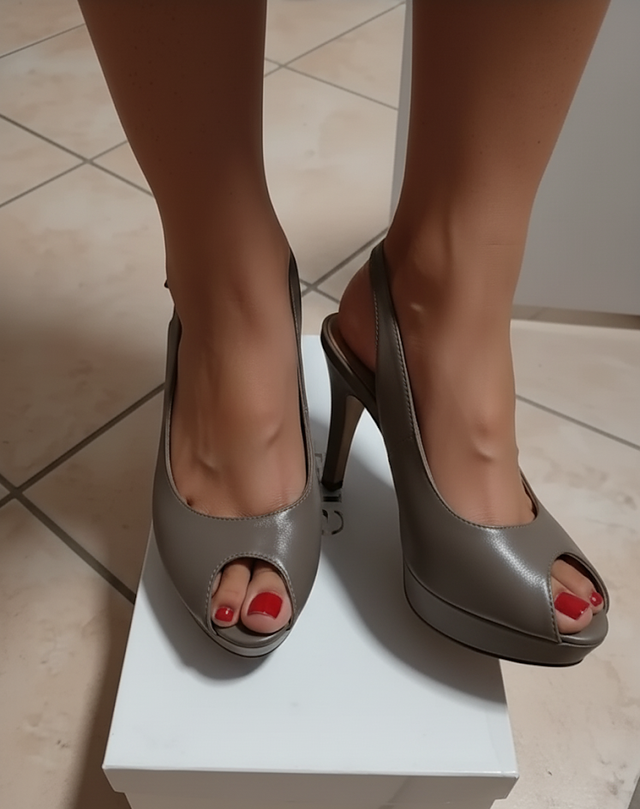 tacchi spuntati plateau Lola Cruz