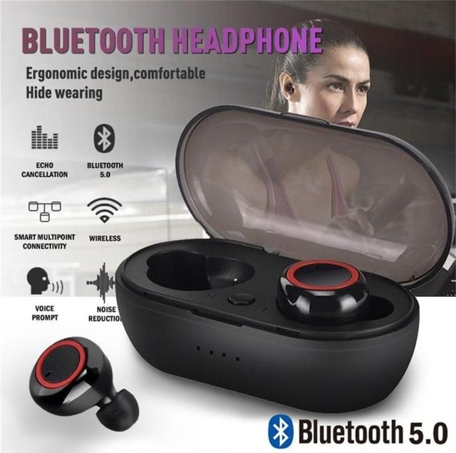 Auriculares bluetooth inalámbrico micrófono