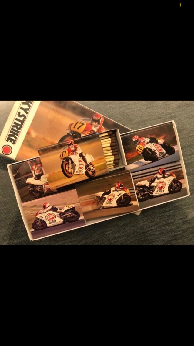 Caja de cerillas Kenny Roberts 
