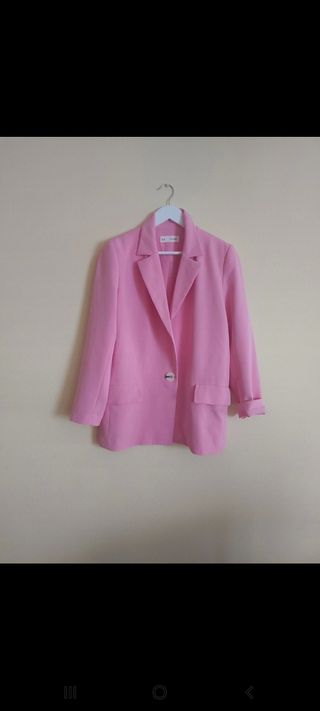 Blazer rosa sfera de segunda mano por 17 EUR en Vigo en WALLAPOP