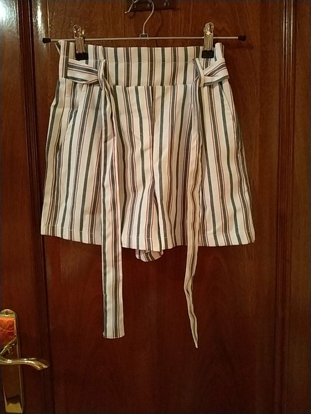 Shorts rayas Bershka