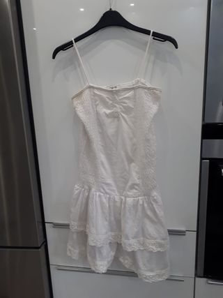 Vestido blanco fórmula joven - Vinted