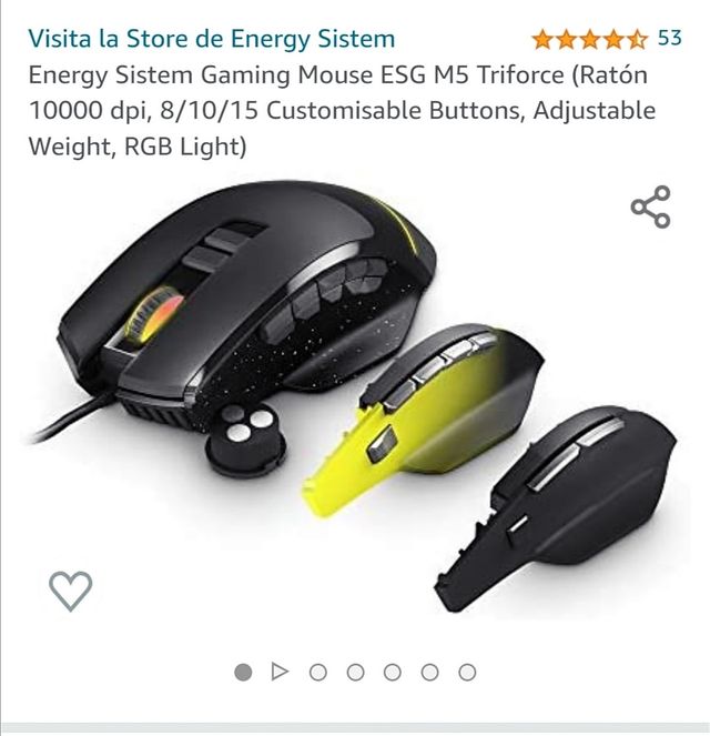 Ratón gaming 
