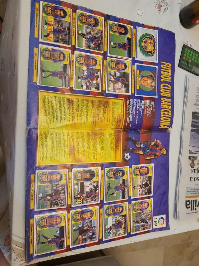 Álbum cromos fútbol COMPLETO. Temporada 1996-1997