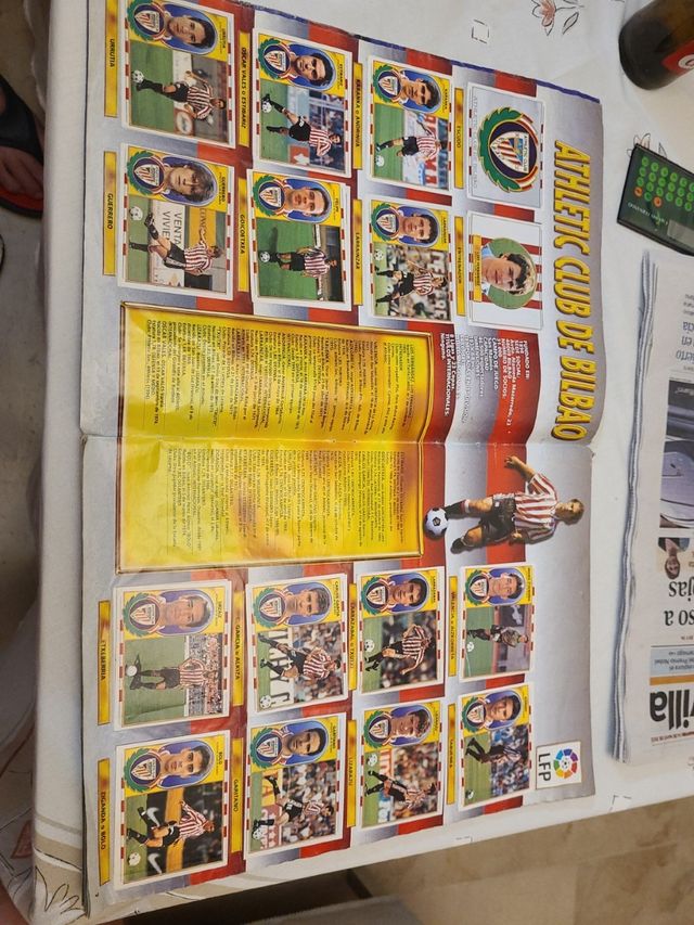 Álbum cromos fútbol COMPLETO. Temporada 1996-1997