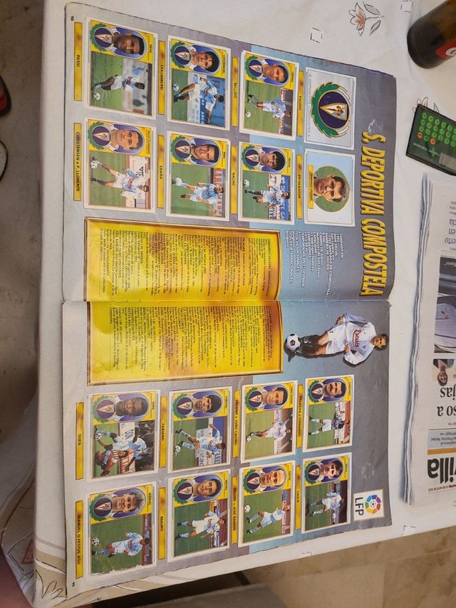 Álbum cromos fútbol COMPLETO. Temporada 1996-1997