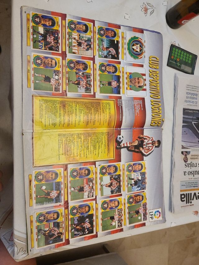 Álbum cromos fútbol COMPLETO. Temporada 1996-1997