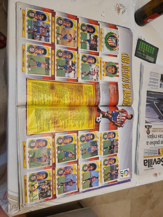 Álbum cromos fútbol COMPLETO. Temporada 1996-1997