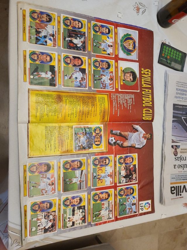 Álbum cromos fútbol COMPLETO. Temporada 1996-1997