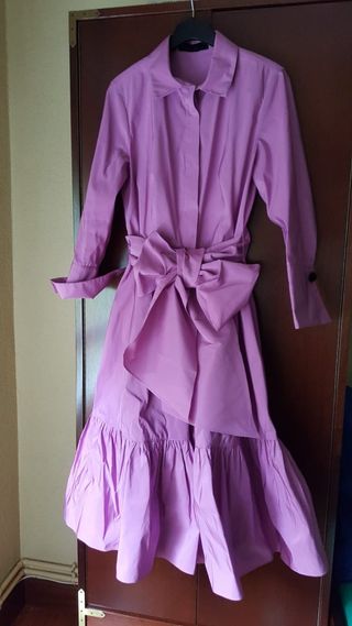Vestido Carolina Herrera Rosa de segunda mano por 380 EUR en Madrid en  WALLAPOP