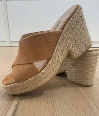 Sandalias zara esparto de segunda mano por 10 EUR en Madrid en WALLAPOP