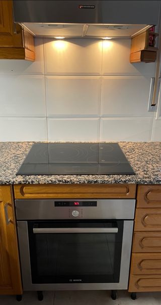 Placa Inducción con horno de segunda mano en WALLAPOP