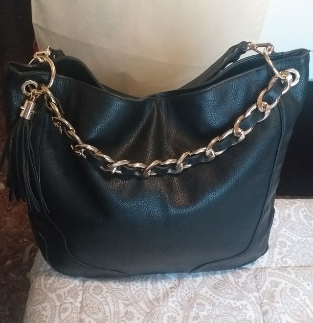 Bolso negro Mango