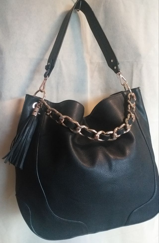 Bolso negro Mango