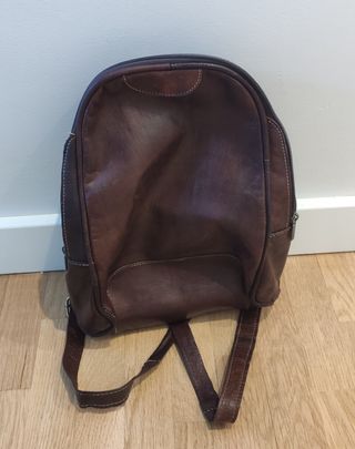 Mochila de cuero Grande de segunda mano en WALLAPOP