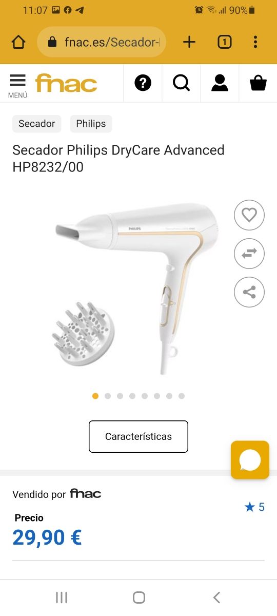 secador pelo Philips nuevo