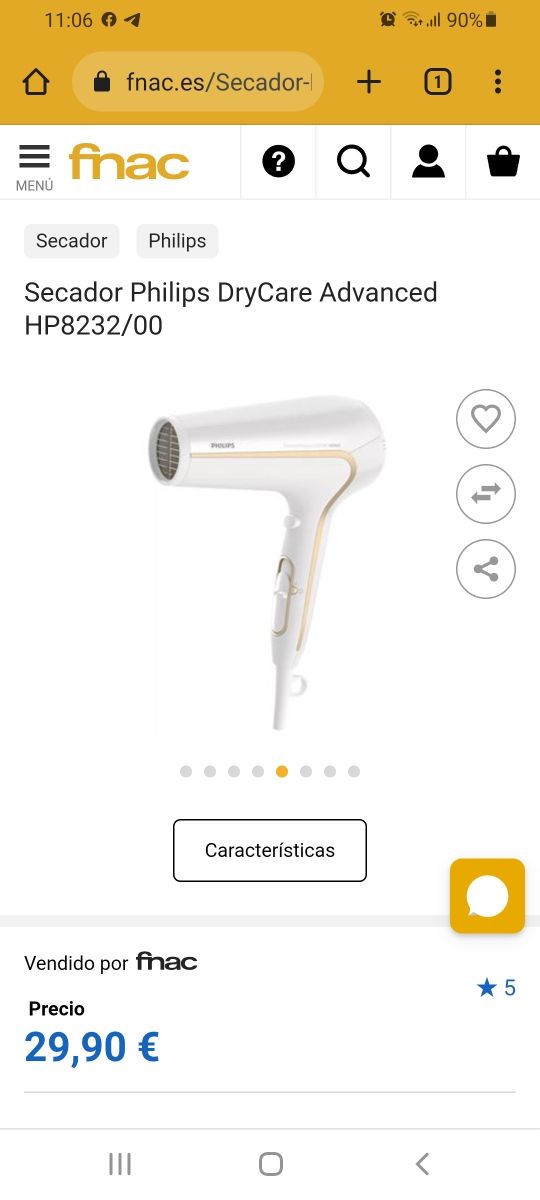 secador pelo Philips nuevo