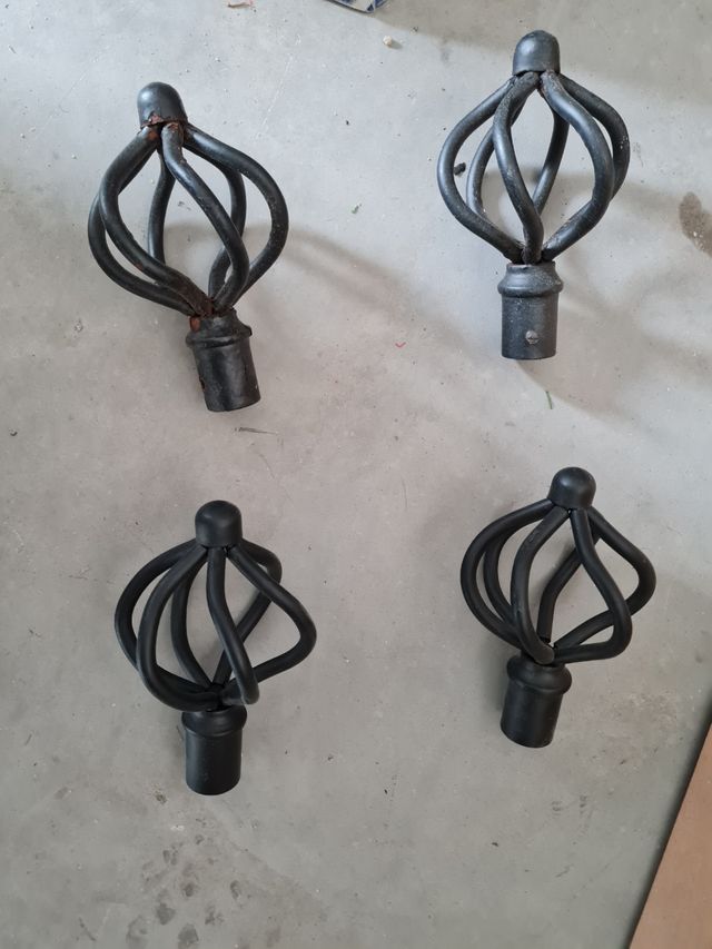 Terminales cortinas y soportes