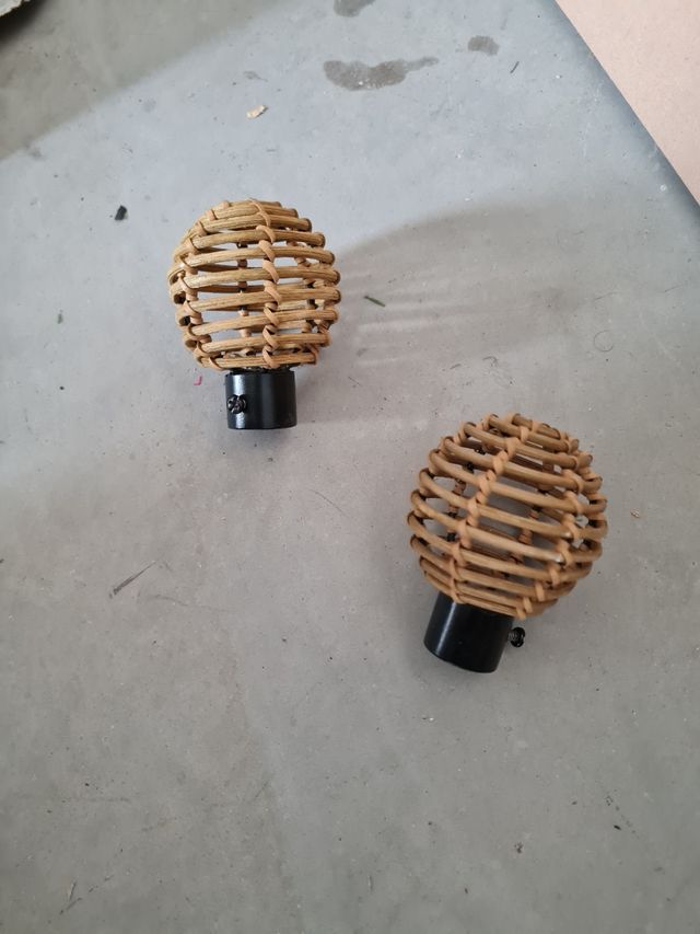 Terminales cortinas y soportes