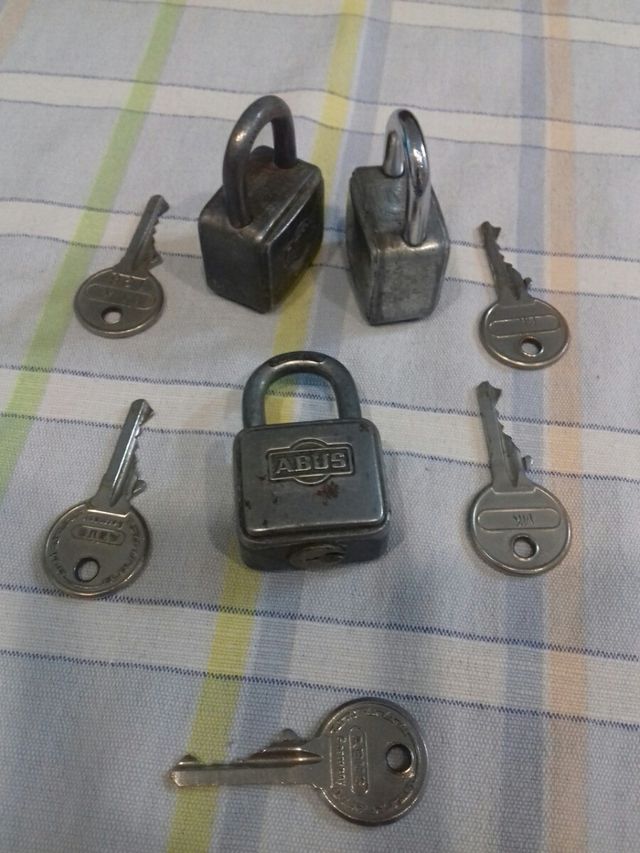 CANDADOS ABUS ANTIGUOS