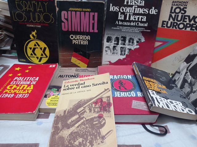 Lote de20 libros historia bélicos, política