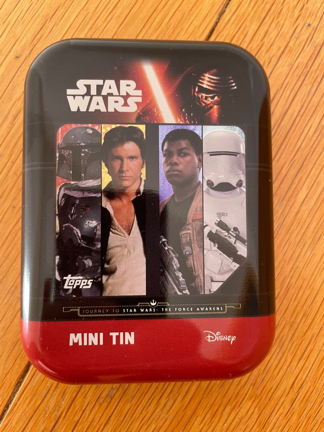 Star Wars Topps LATA + 40 cartas Viaje  Despertar