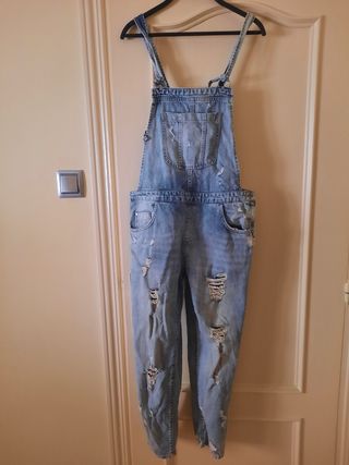 Peto vaqueros zara de segunda mano en WALLAPOP