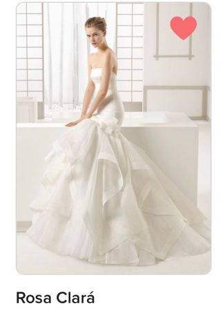 Vestido de novia Rosa Clara de segunda mano en WALLAPOP