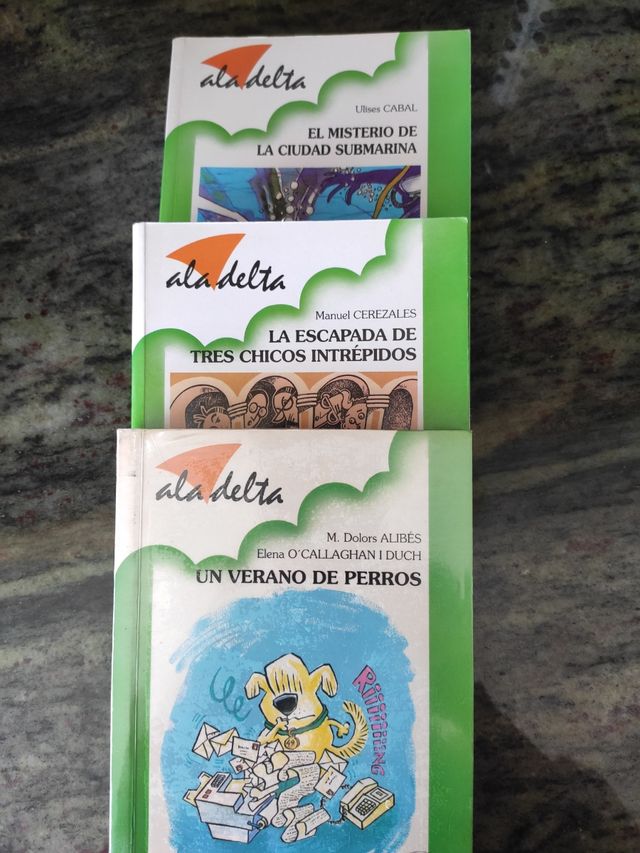 3 libros Ala Delta