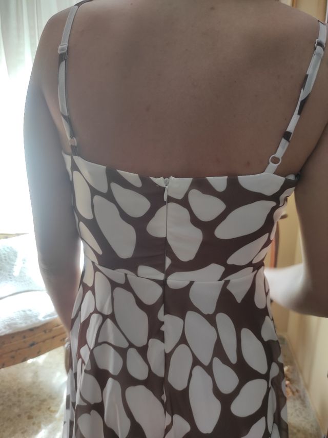 vestido de gasa+ regalo collar