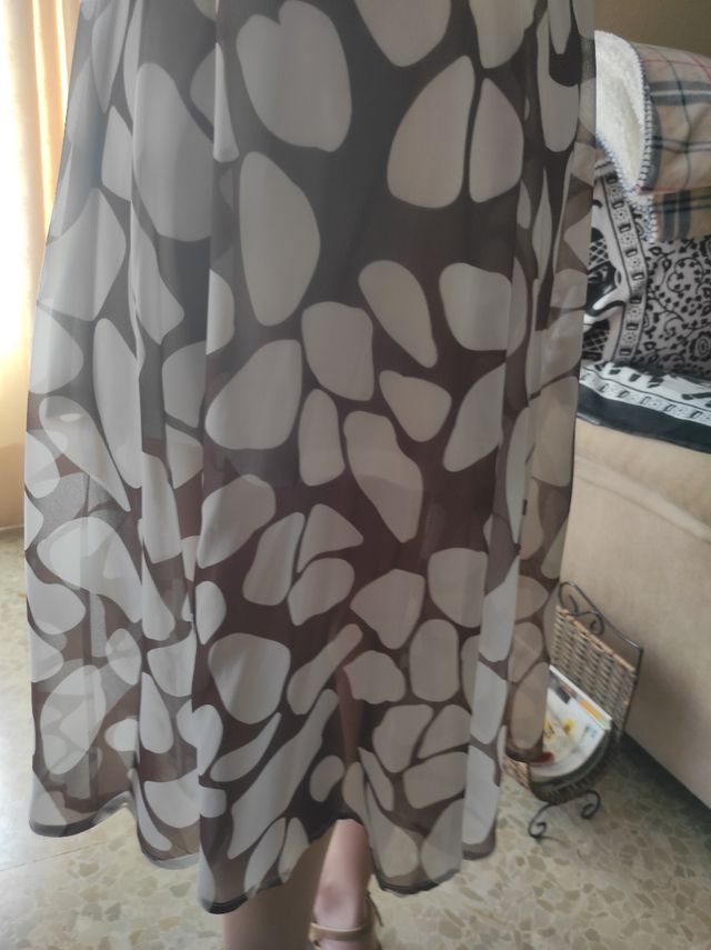 vestido de gasa+ regalo collar