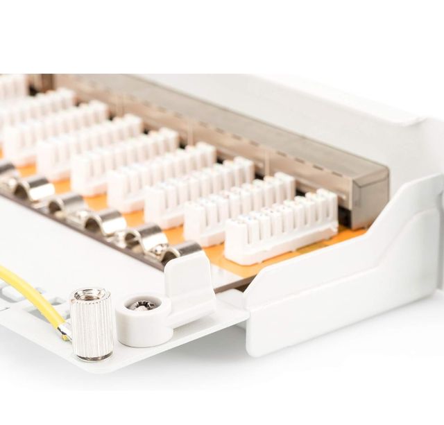 Painel de remendo Digitus 24p cat6 para rack de 19"