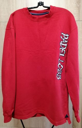 Sudadera roja Padel Lobb de segunda mano por 12 EUR en Alcalá de Henares en  WALLAPOP