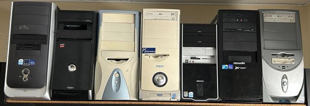 Caja ordenador "usada" (sin fuente)