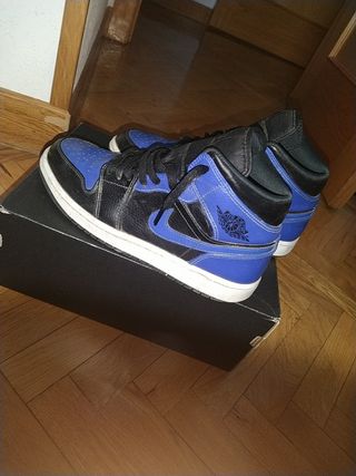 Jordan 1 mid Royal blue verdaderas de segunda mano por 50 EUR en Madrid en  WALLAPOP