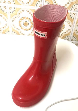Botas de agua rojas de segunda mano en WALLAPOP
