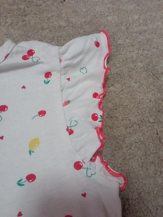 Conjunto peto vestido + camiseta 4años